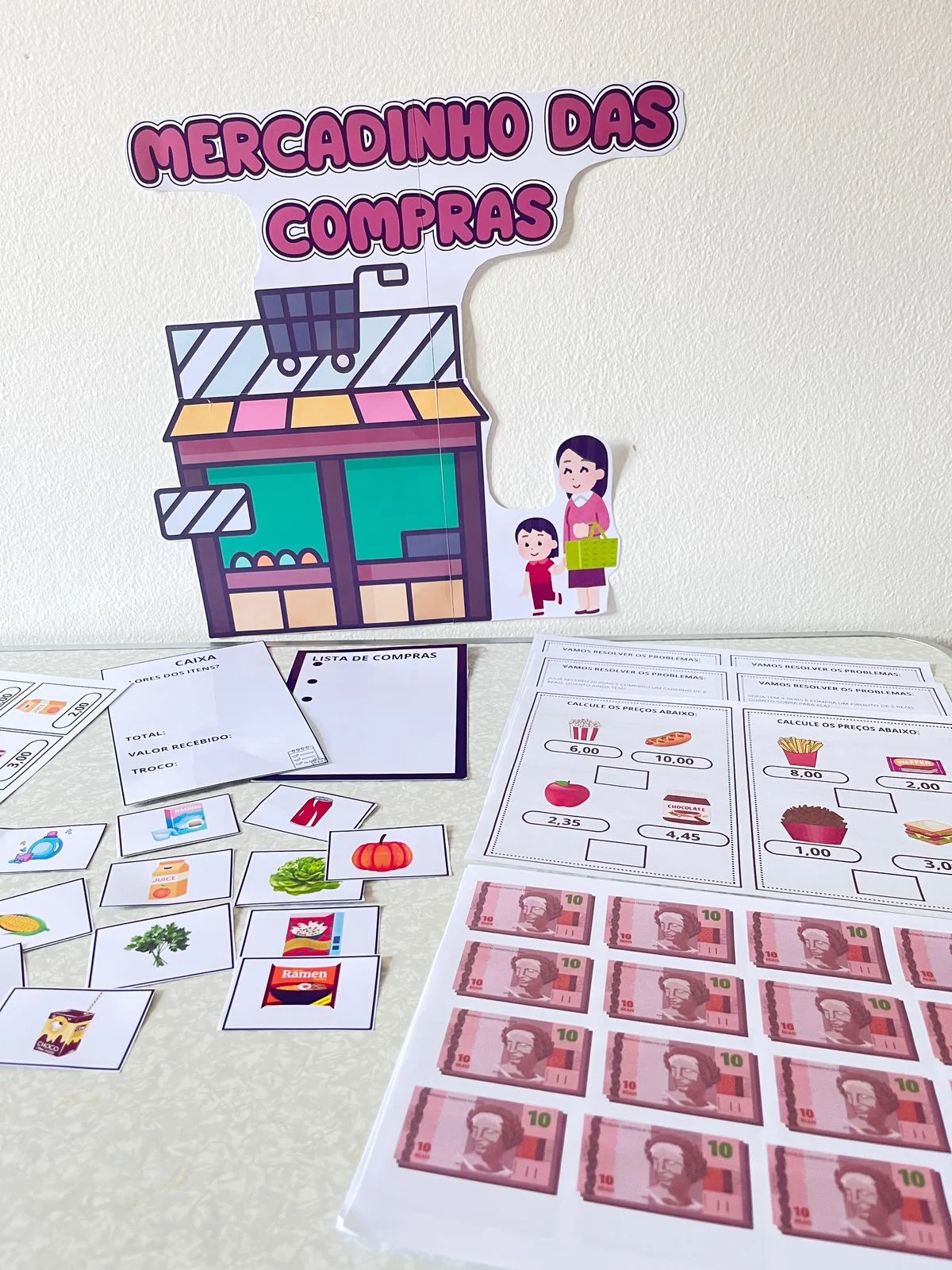 Mercadinho das Compras: Jogo de Matemática e Educação Financeira — amostra 3: Atividade pedagógica "Mercadinho das…