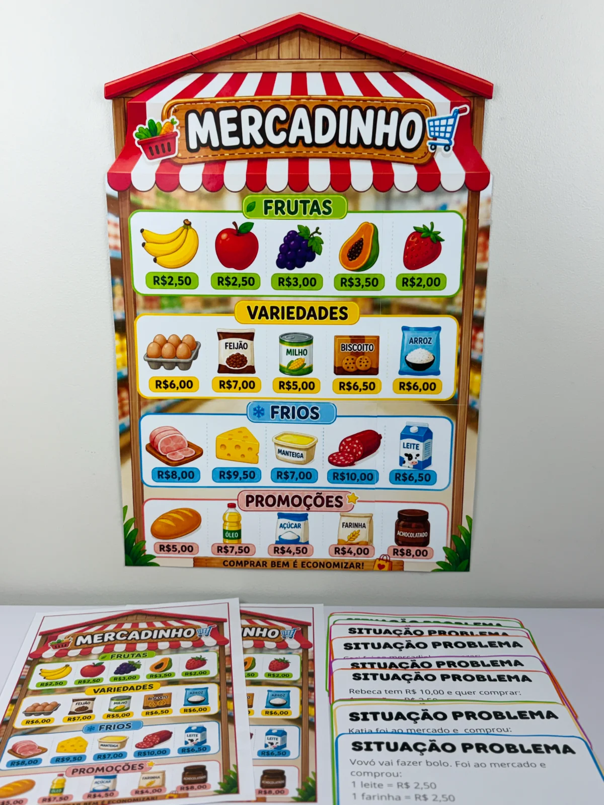 Mercadinho divertido Anos iniciais — Matemática para 2º ano: MERCADINHO MATEMÁTICO Torne o aprendizado da matemática muito…