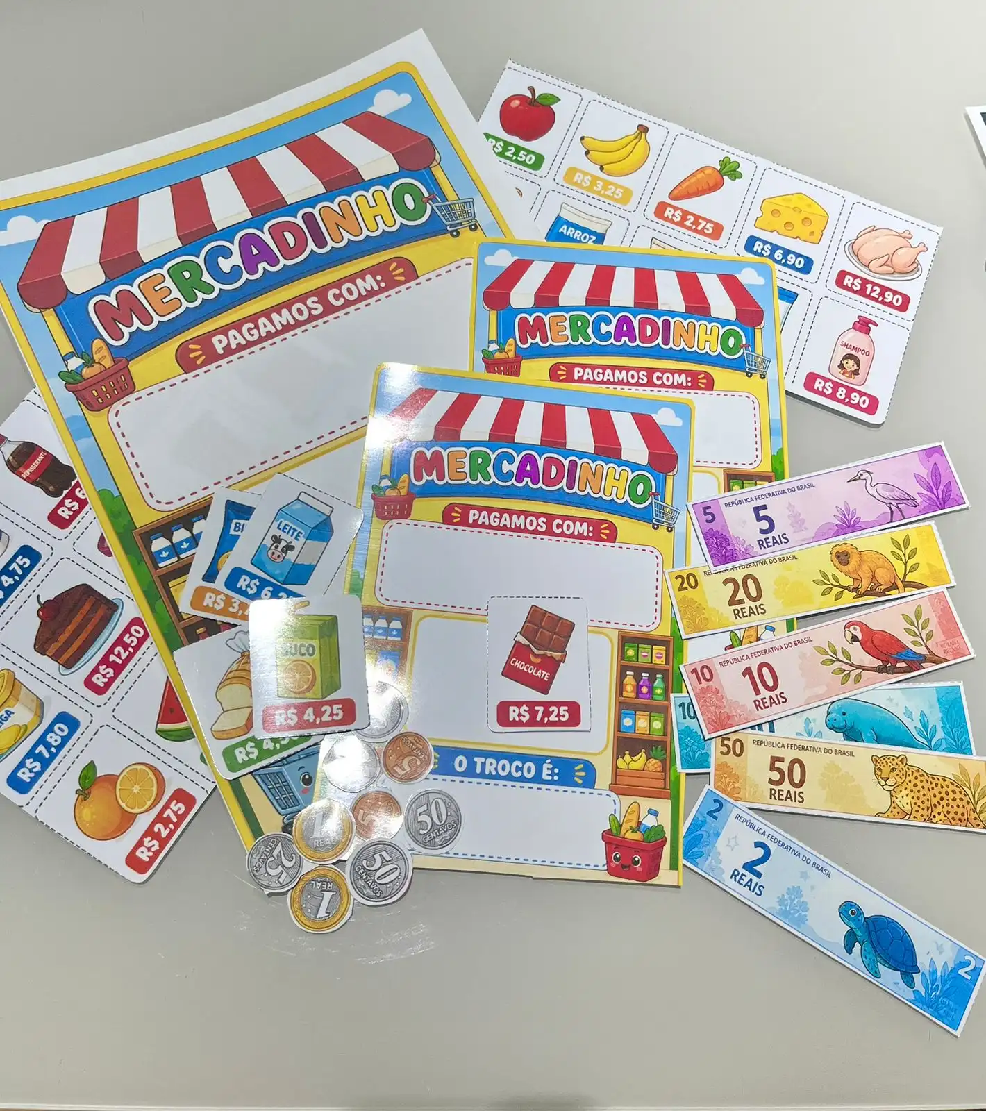 MERCADINHO - Ideal para: ✔️ Educação Infantil ✔️ 1º ao 3º ano. — amostra 1: Uma atividade lúdica e interativa onde a… MERCADINHO - Ideal para: ✔️ Educação Infantil ✔️ 1º ao 3º ano. — amostra 1: Uma atividade lúdica e interativa onde a…
