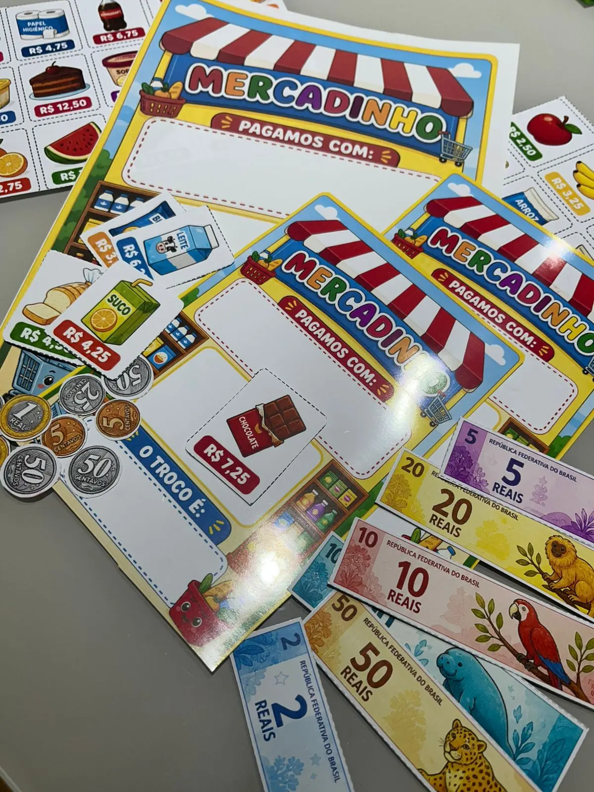 MERCADINHO - Ideal para: ✔️ Educação Infantil ✔️ 1º ao 3º ano. — amostra 6: Uma atividade lúdica e interativa onde a… MERCADINHO - Ideal para: ✔️ Educação Infantil ✔️ 1º ao 3º ano. — amostra 6: Uma atividade lúdica e interativa onde a…