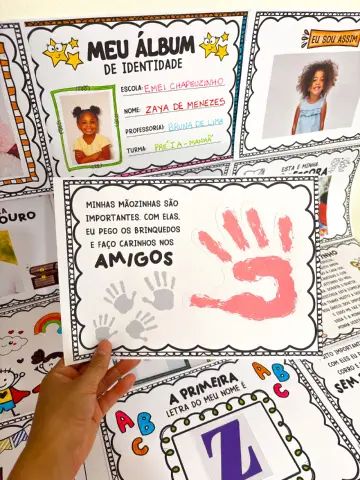 Meu Álbum de Identidade – Atividades para Educação Infantil — amostra 2: Como usar em sala de aula