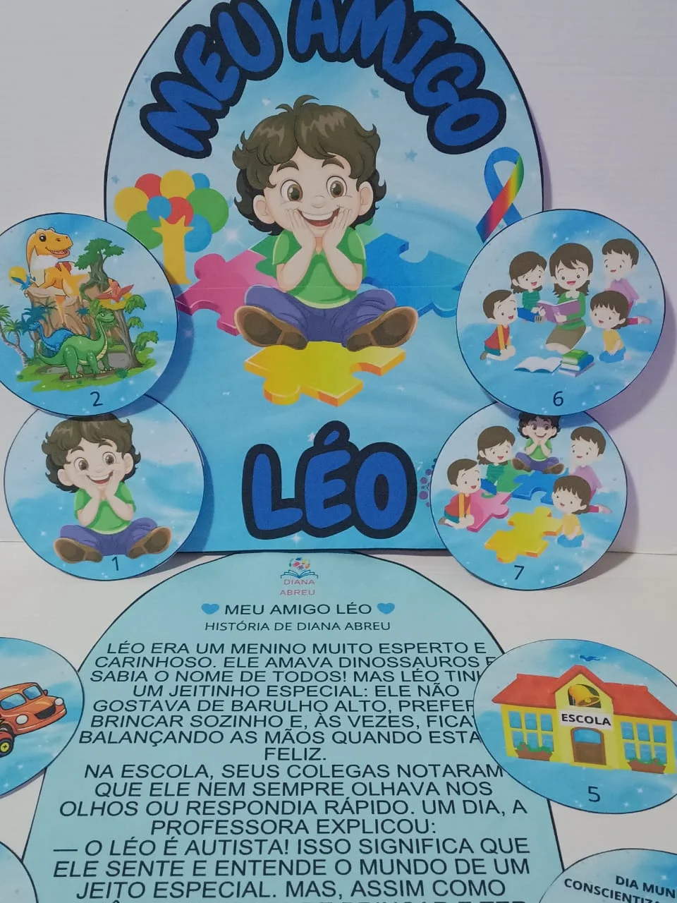MEU AMIGO LÉO - LUVA PEDAGÓGICA💙 DIA DO AUTISMO — Datas comemorativas para Educação Infantil: LUVA PEDAGÓGICA – MEU AMIGO…