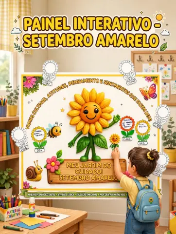 Meu Jardim do Cuidado - Painel + Atividades Interativas — capa do material