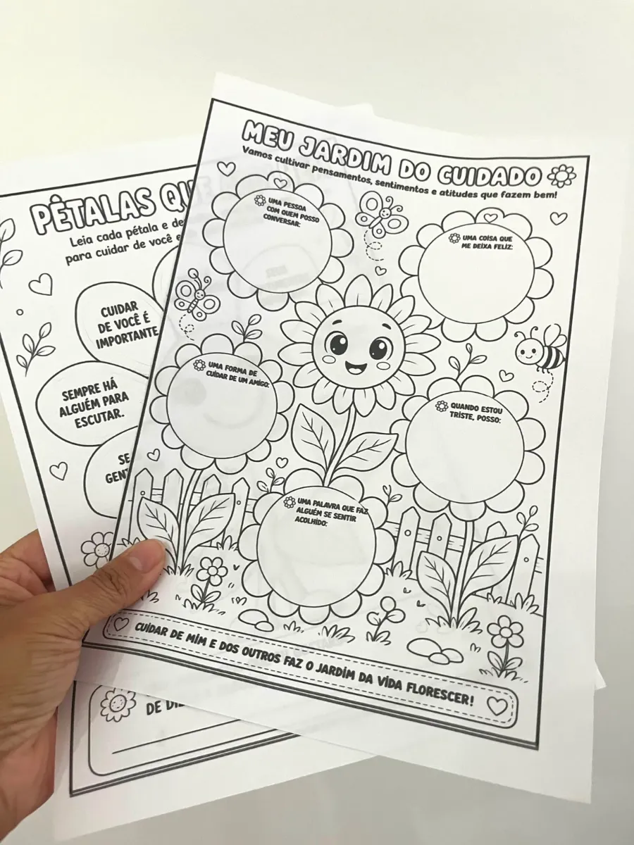Meu Jardim do Cuidado - Painel + Atividades Interativas — amostra 4: O Meu Jardim do Cuidado é um painel interativo pensado…