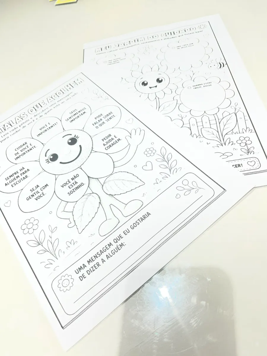 Meu Jardim do Cuidado - Painel + Atividades Interativas — amostra 5: O Meu Jardim do Cuidado é um painel interativo pensado…