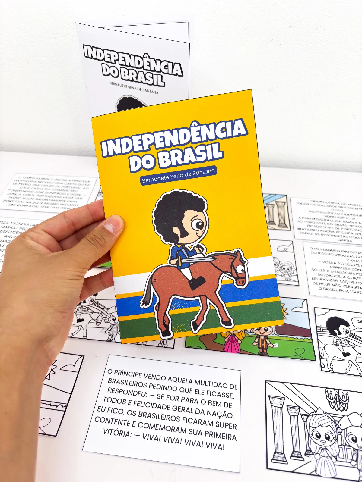 Meu Livrinho da Independência - 7 de Setembro — amostra 2: Uma atividade que dá autonomia e voz às crianças