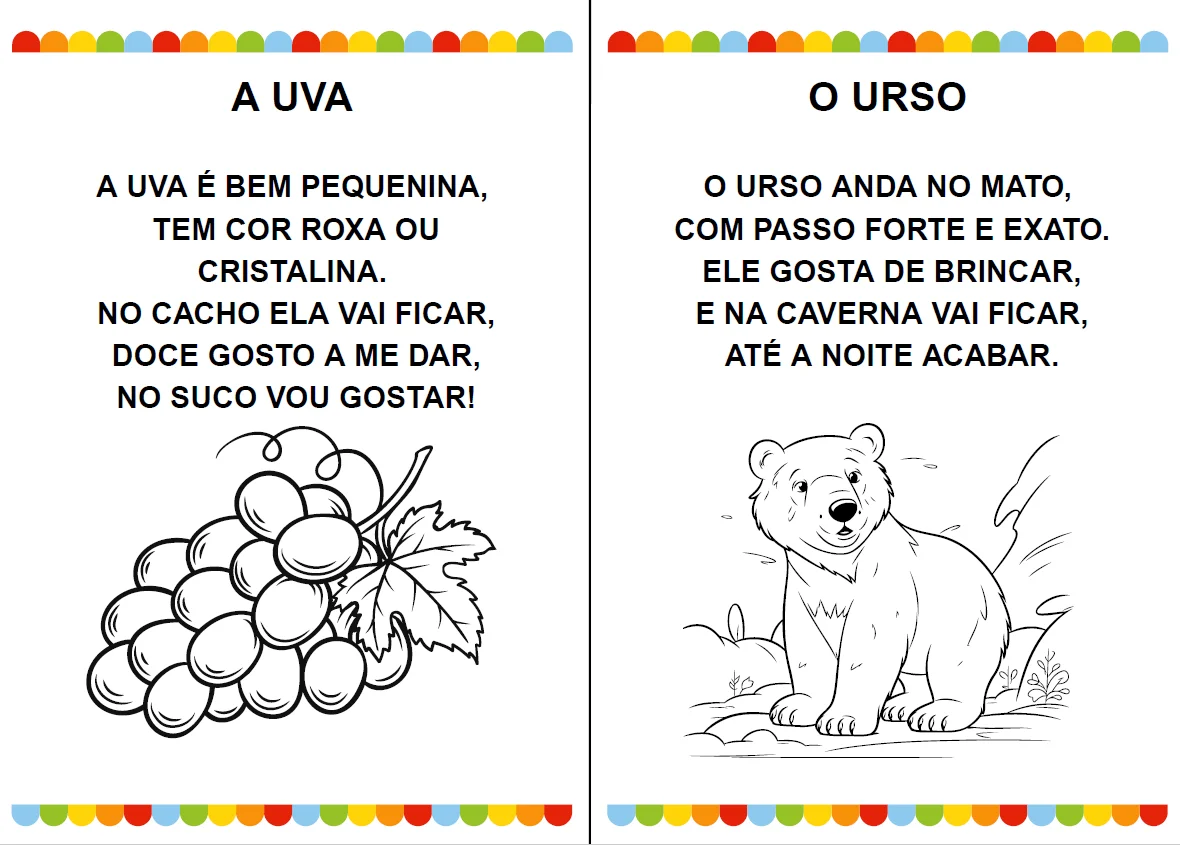 MEU LIVRINHO DE LEITURA – PEQUENOS TEXTOS PARA LER E COLORIR! ✏️🎨 — amostra 7: Um recurso pensado especialmente para…