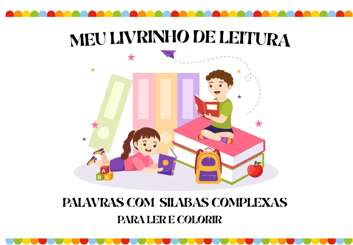 MEU LIVRINHO DE LEITURA – PEQUENOS TEXTOS PARA LER E COLORIR! ✏️🎨 — Alfabetização para Educação Infantil: Um recurso…