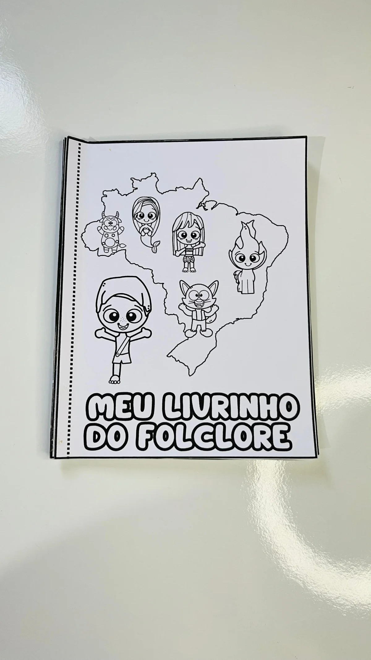 Meu livrinho do folclore – PDF para Imprimir — capa do material