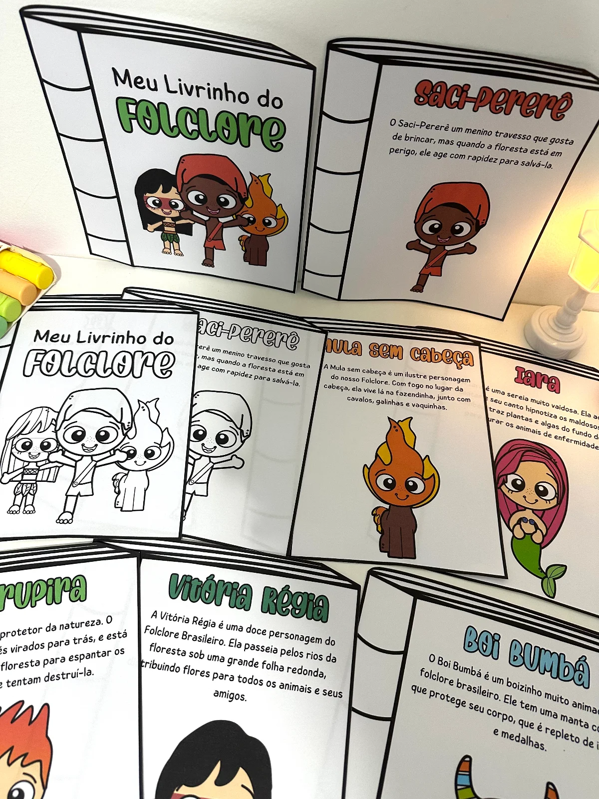 Meu Livrinho do Folclore – PDF para Imprimir — amostra 1: Livrinho do Folclore Brasileiro com as principais lendas…