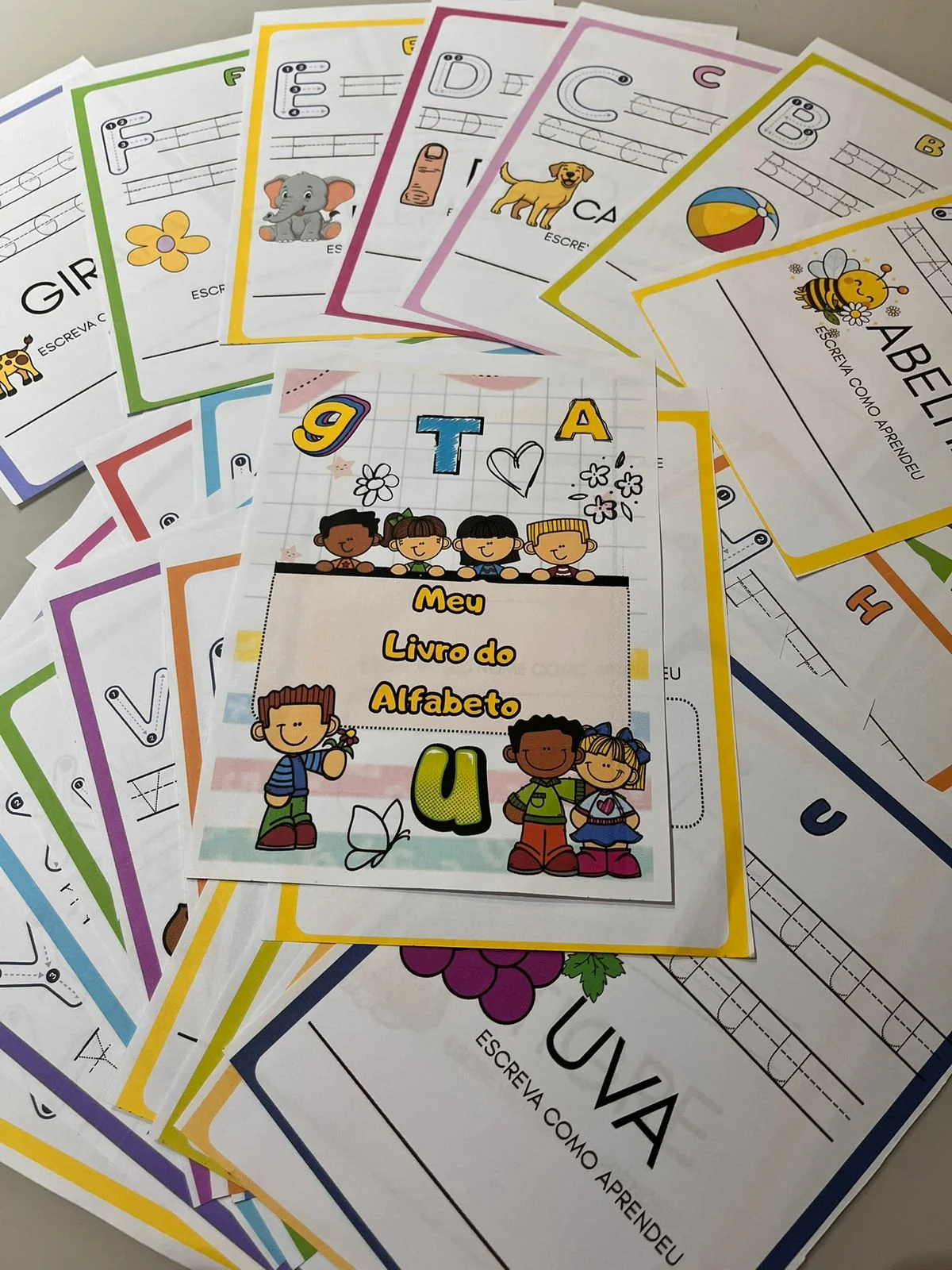 MEU LIVRO DO ALFABETO - EDUCAÇÃO INFANTIL — capa do material