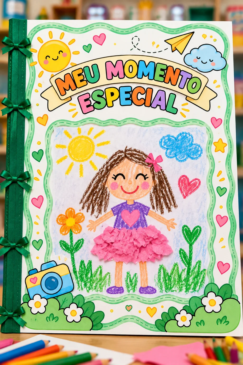 Meu Livro Gigante de Recordações – Educação Infantil em PDF — amostra 1: 📚🌈 MEU LIVRO GIGANTE DE RECORDAÇÕES! ❤️✨