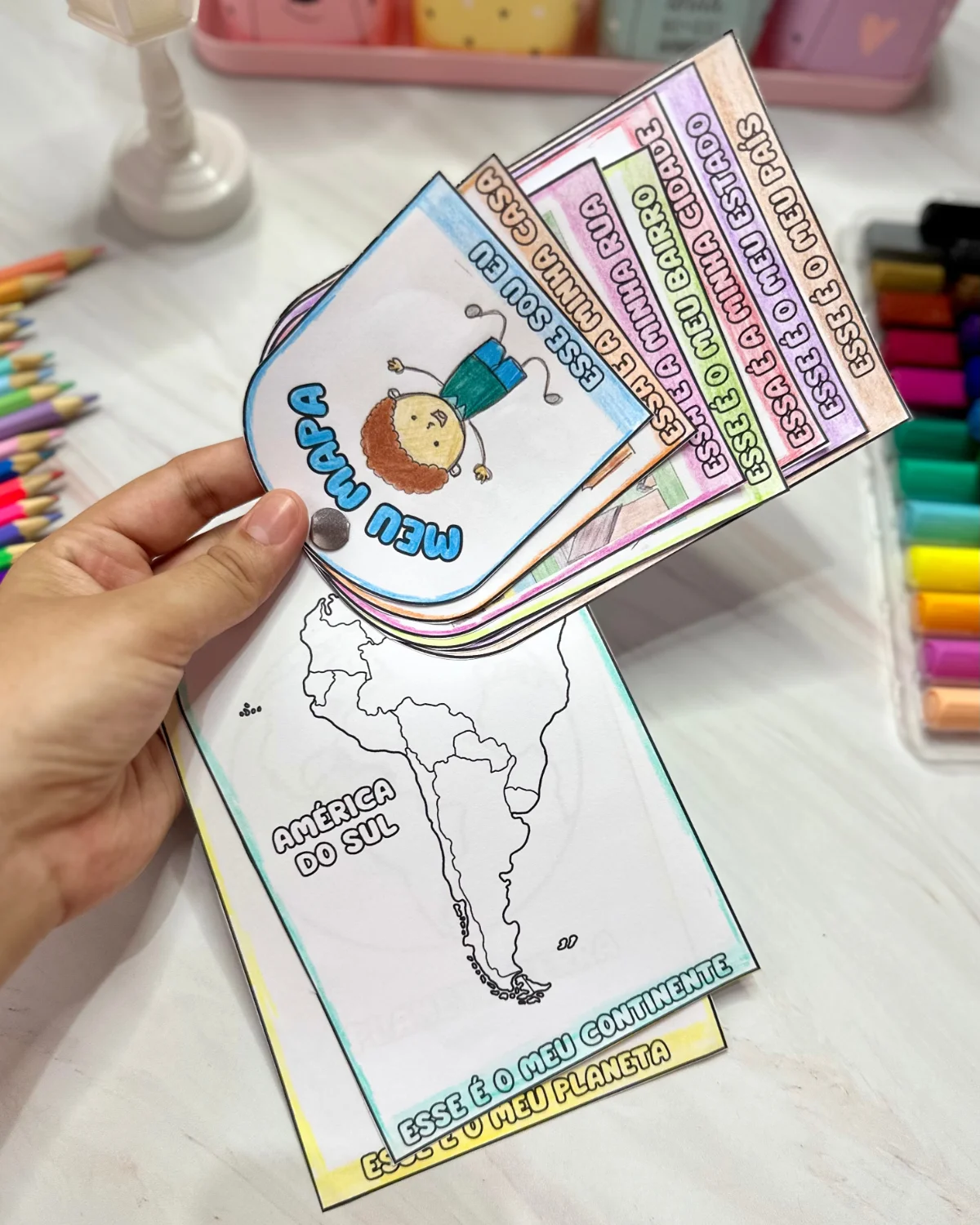 Meu Mapa – Recurso de Localização Espacial — amostra 3: Recurso lúdico para trabalhar localização espacial, identidade e…