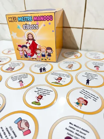 Meu Mestre Mandou Bíblico - Ensino Religioso — amostra 4: ✝️ CAIXA MEU MESTRE MANDOU – BRINCANDO E APRENDENDO COM JESUS