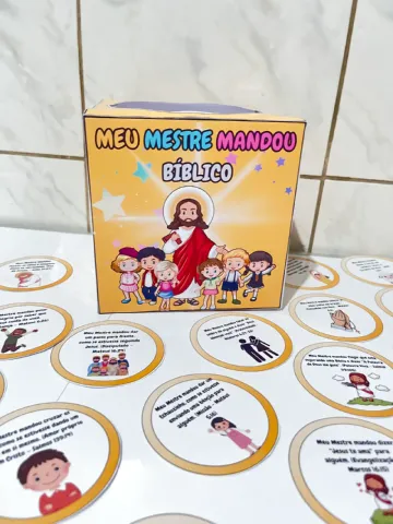 Meu Mestre Mandou Bíblico - Ensino Religioso — amostra 6: ✝️ CAIXA MEU MESTRE MANDOU – BRINCANDO E APRENDENDO COM JESUS