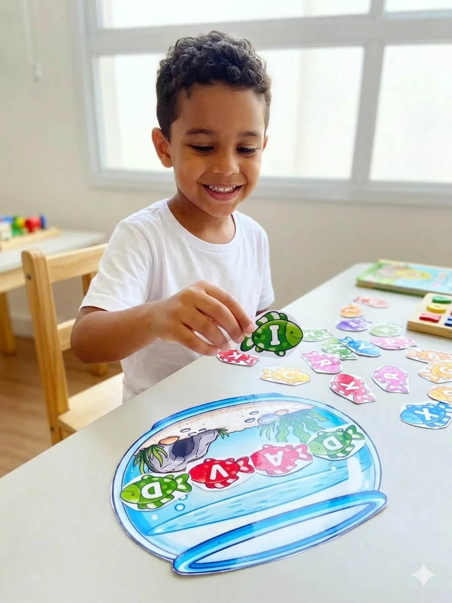 Meu nome no aquário — amostra 2: *Meu nome no aquário* Este recurso pedagógico é uma maneira encantadora e personalizada de…
