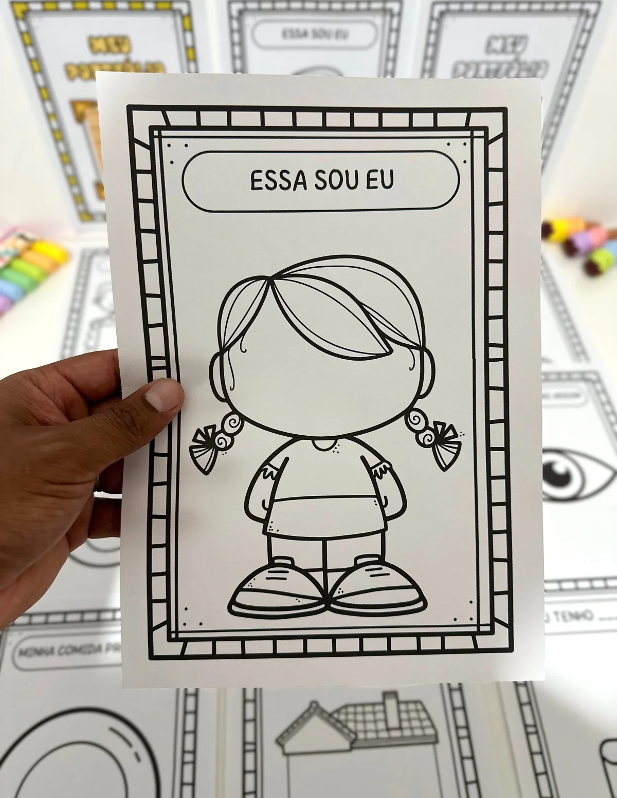 Meu Portfólio – Atividades para Imprimir — amostra 4: Material desenvolvido para ser utilizado com turmas da Educação…