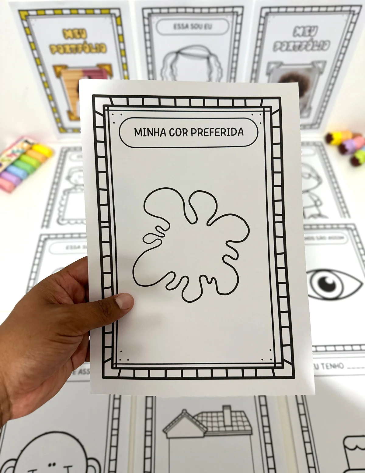 Meu Portfólio – Atividades para Imprimir — amostra 5: Material desenvolvido para ser utilizado com turmas da Educação…