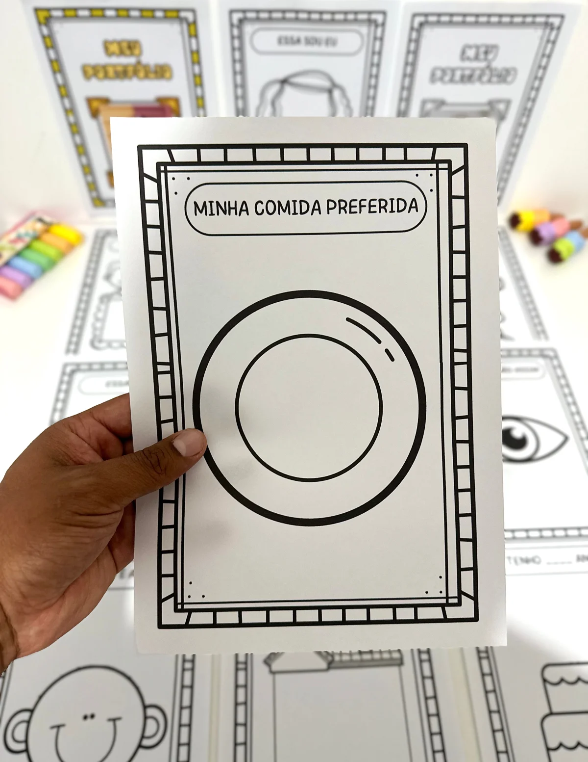 Meu Portfólio – Atividades para Imprimir — amostra 6: Material desenvolvido para ser utilizado com turmas da Educação…