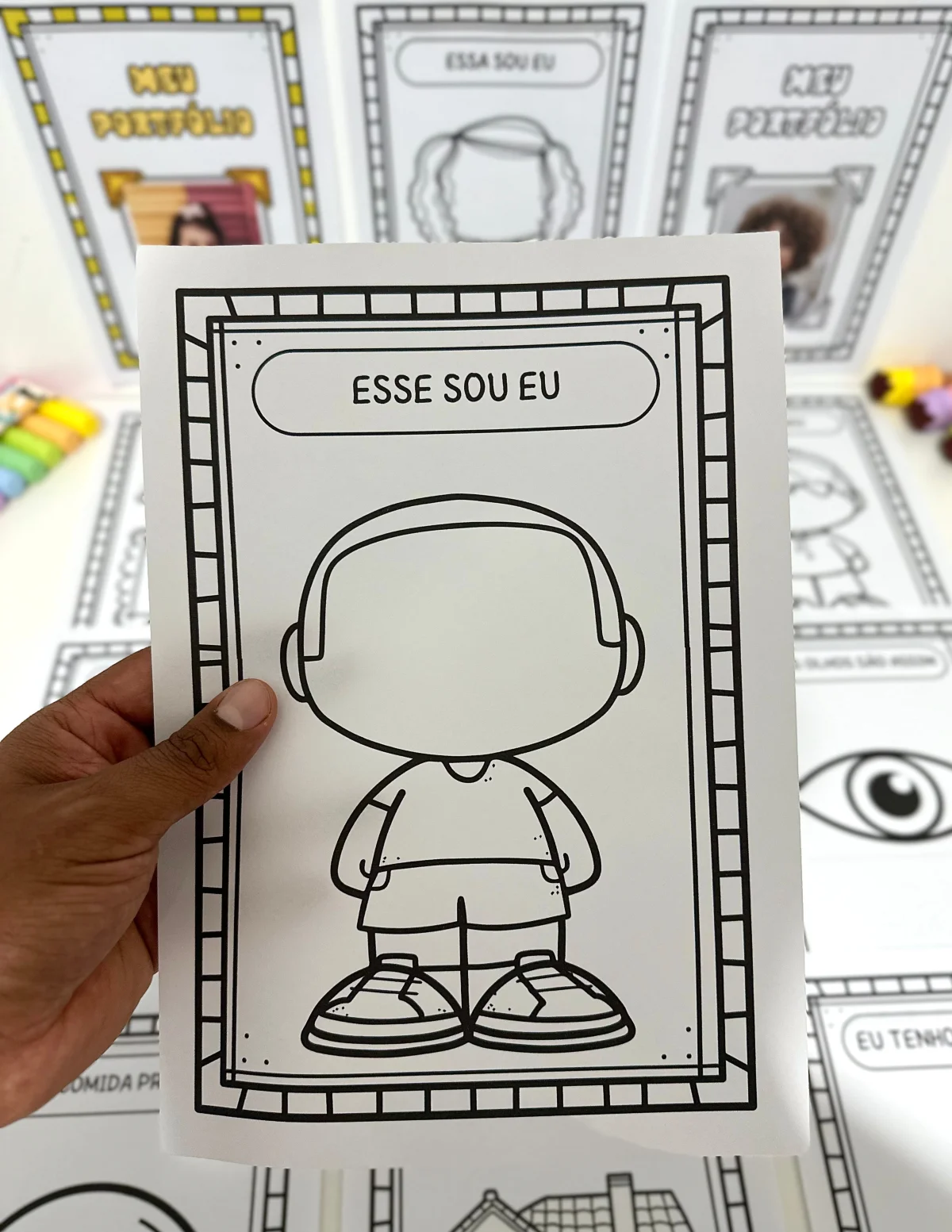 Meu Portfólio – Atividades para Imprimir — amostra 7: Material desenvolvido para ser utilizado com turmas da Educação…