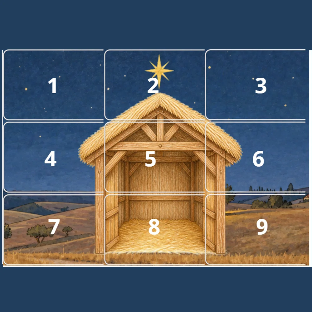 Meu Presépio de Natal — Painel para Montar e Decorar — amostra 5: Monte um lindo painel do presépio com cenário e… Meu Presépio de Natal — Painel para Montar e Decorar — amostra 5: Monte um lindo painel do presépio com cenário e…
