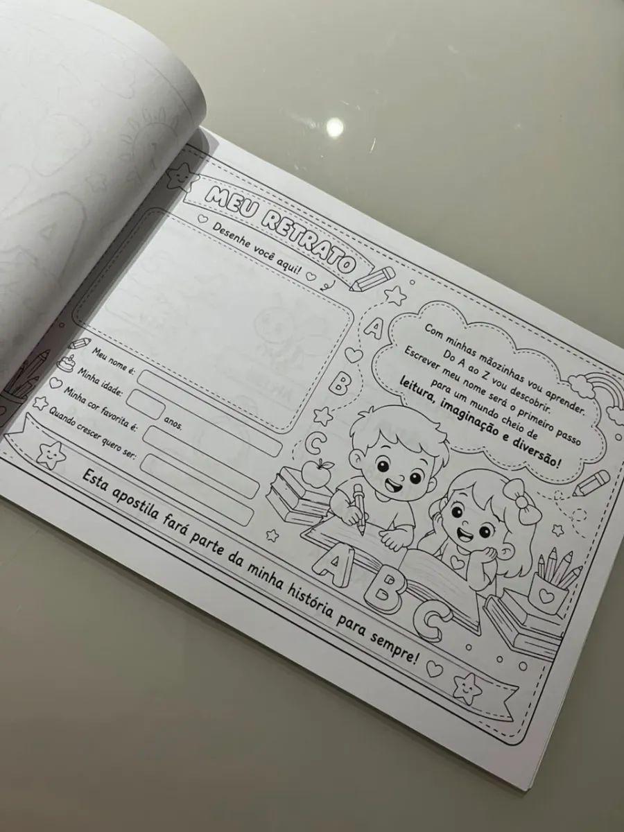 MEU PRIMEIRO ALFABETO - alfabetização de forma divertida! — amostra 2: A apostila perfeita para dar os primeiros passos na…