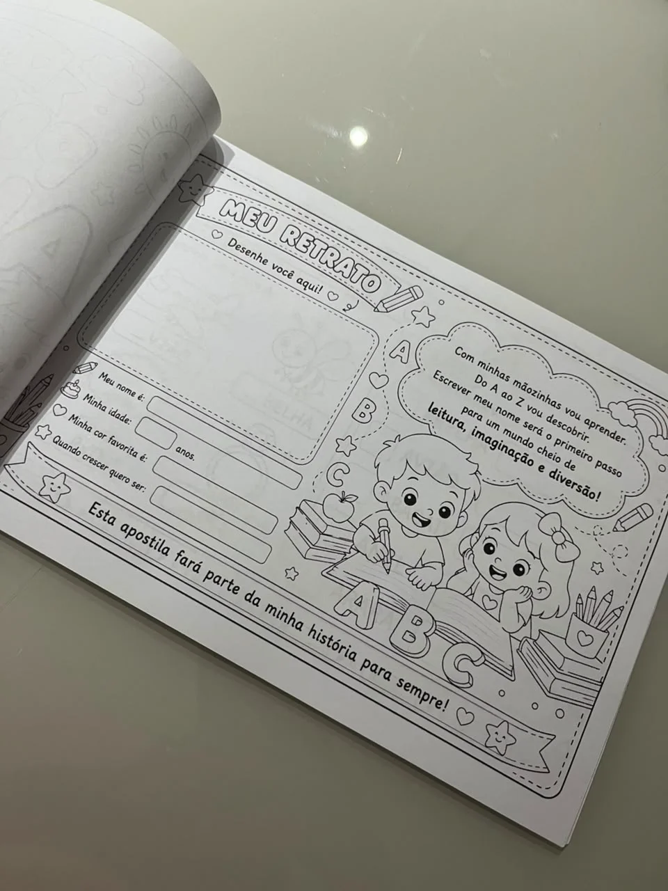 MEU PRIMEIRO ALFABETO - alfabetização de forma divertida! — amostra 3: A apostila perfeita para dar os primeiros passos na…