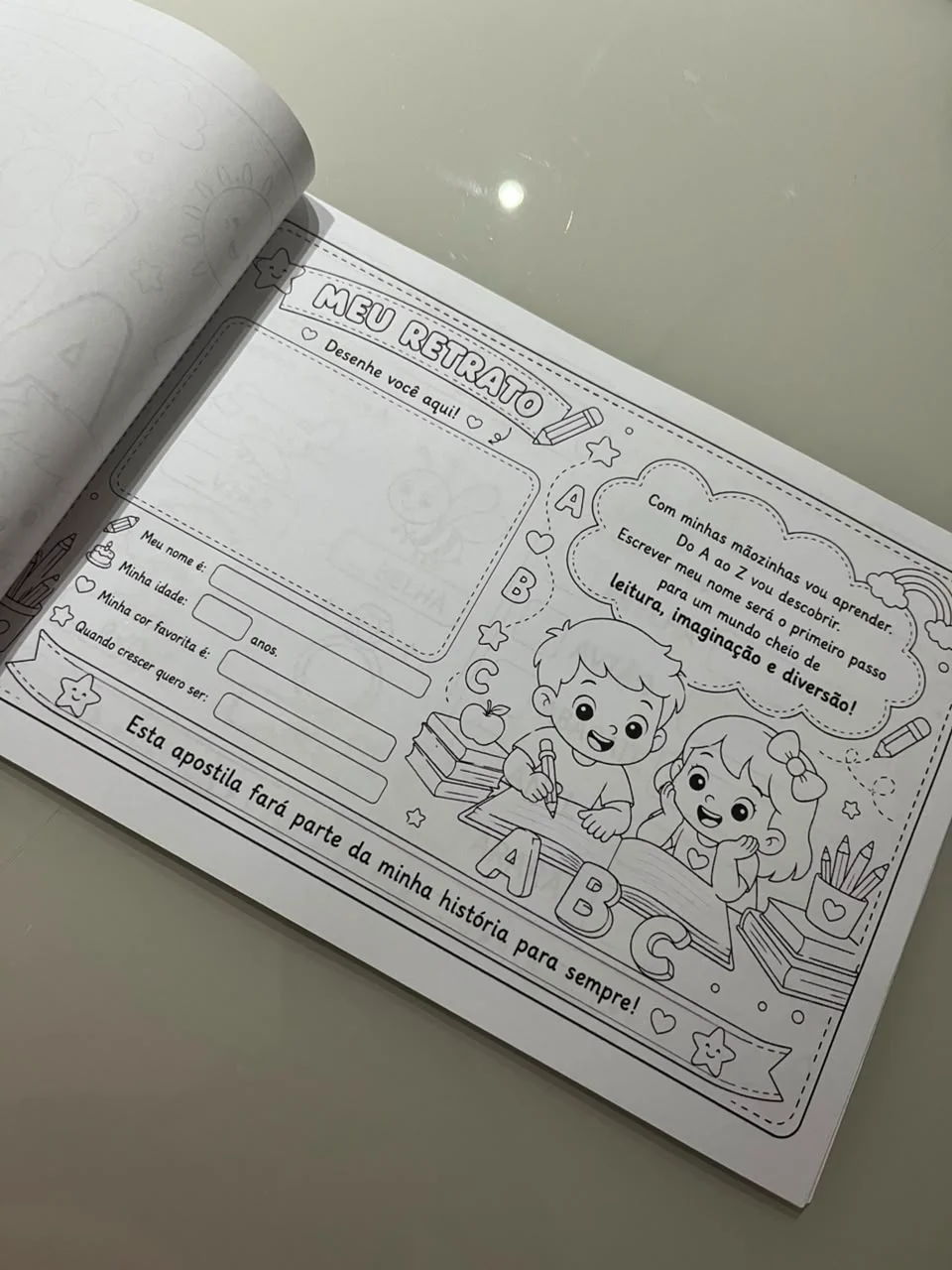 MEU PRIMEIRO ALFABETO PARA COLORIR ILUSTRADO — amostra 2: Sobre o MEU PRIMEIRO ALFABETO PARA COLORIR ILUSTRADO