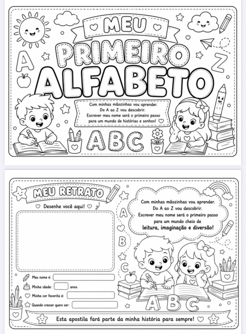 🔤✨ MEU PRIMEIRO ALFABETO ✨🔤 — amostra 7: 🔤✨ MEU PRIMEIRO ALFABETO ✨🔤 Os primeiros passos na alfabetização podem ser… 🔤✨ MEU PRIMEIRO ALFABETO ✨🔤 — amostra 7: 🔤✨ MEU PRIMEIRO ALFABETO ✨🔤 Os primeiros passos na alfabetização podem ser…