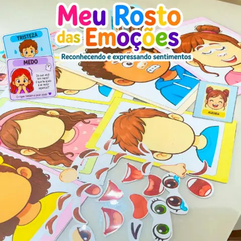 Meu Rosto das Emoções - Educação Infantil — capa do material
