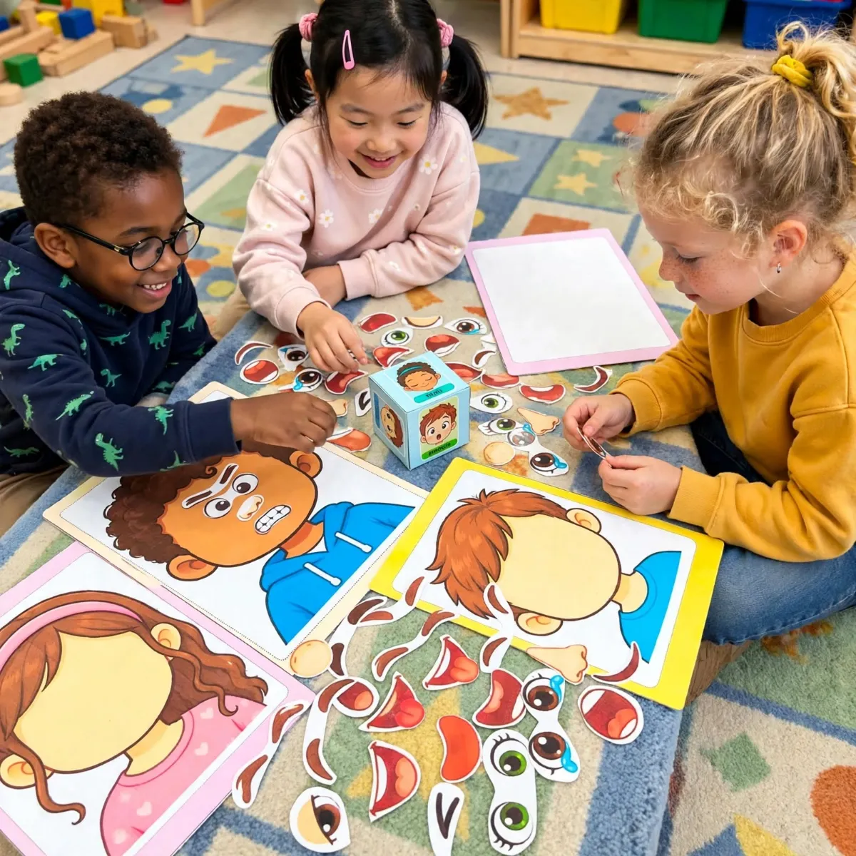 Meu Rosto das Emoções - Educação Infantil — amostra 1: Com rostinhos divertidos, expressões variadas e atividades…