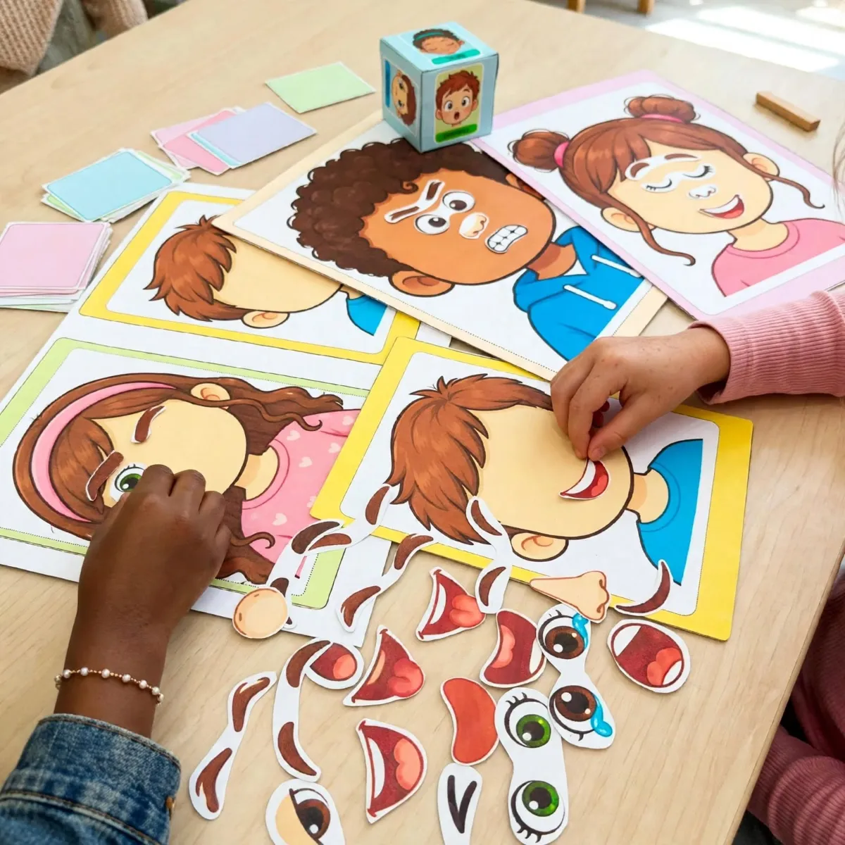 Meu Rosto das Emoções - Educação Infantil — amostra 2: Com rostinhos divertidos, expressões variadas e atividades…