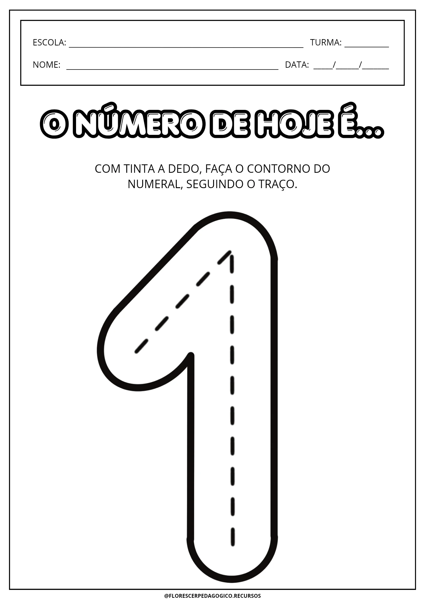 Meus Primeiros Números - 0 a 10 | Atividade Numérica para Educação Infantil — amostra 3: Atividades lúdicas de 0 a 10 para…
