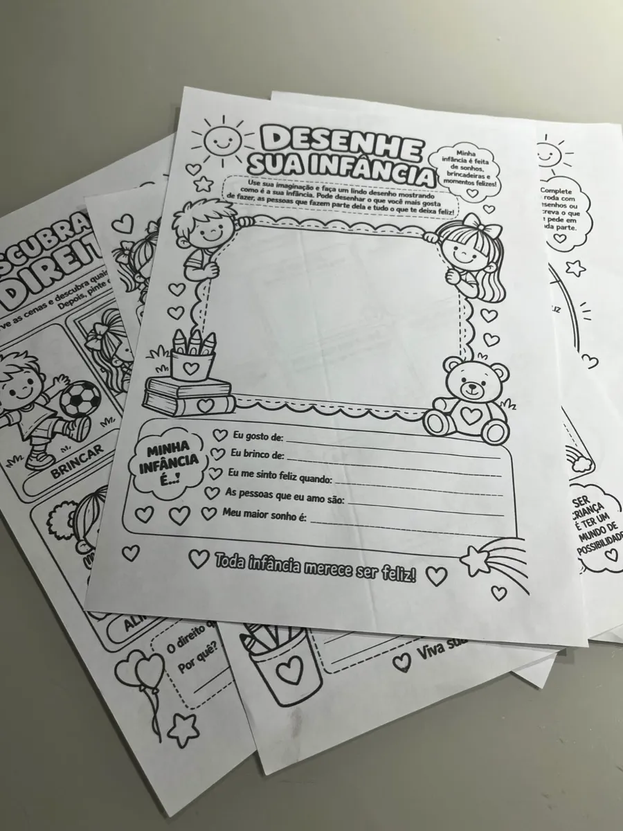 🌈MINHA INFÂNCIA, MEUS DIREITOS - Kit Dia das Crianças🌈 — amostra 3: ✨ Toda criança tem direitos