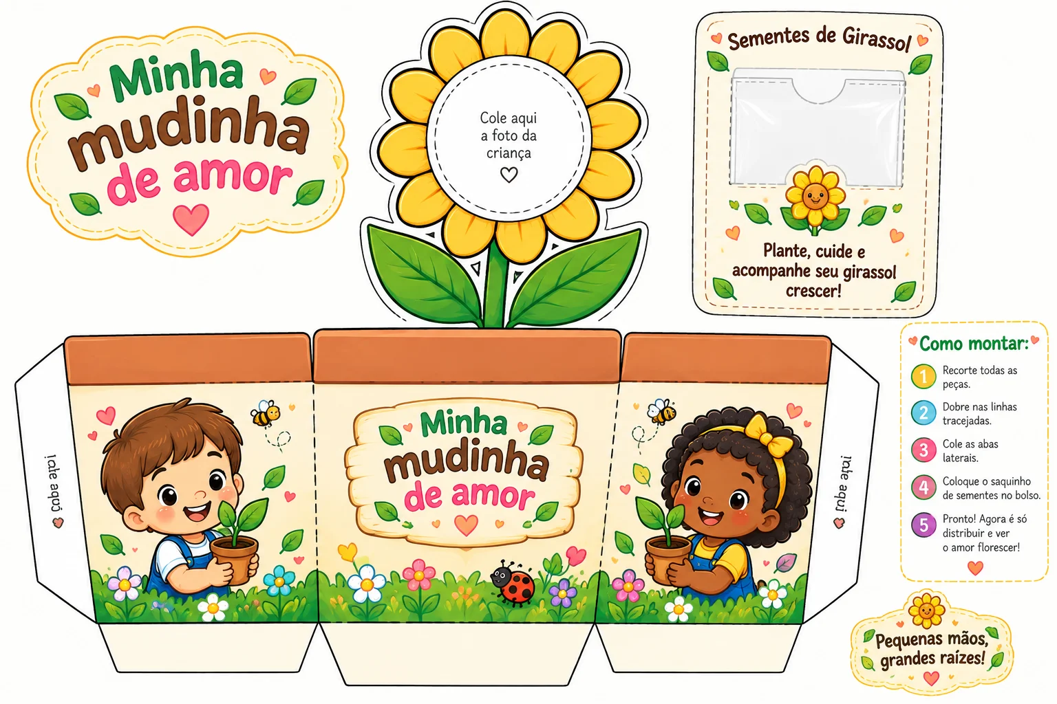 Minha Mudinha de Amor | Lembrancinha Dia da Árvore — amostra 3: O que você recebe