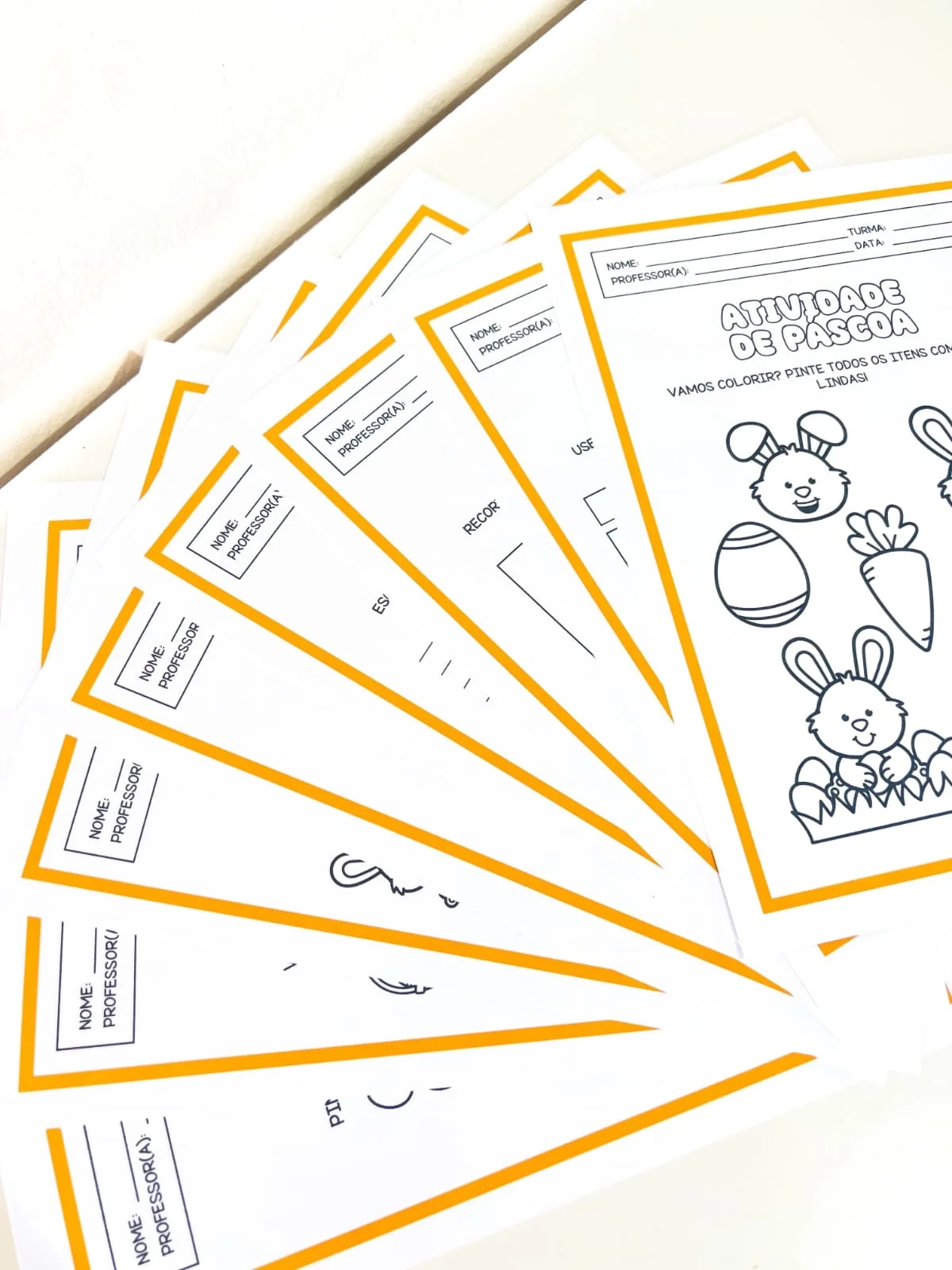 Minhas atividades de Páscoa — amostra 2: MINHAS ATIVIDADES DE PÁSCOA Arquivo para auxiliar você professor com as atividades…