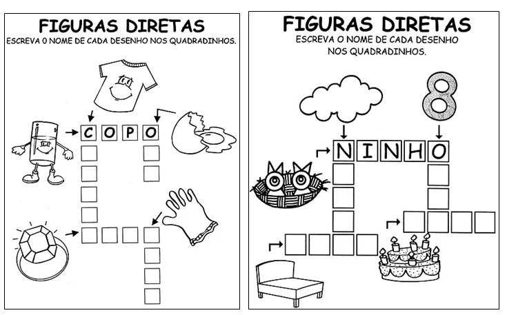 MINI APOSTILA CRUZADINHAS E VARIADAS ALFABETIZAÇÃO — amostra 2: Quer tornar a alfabetização mais divertida e estimular as…