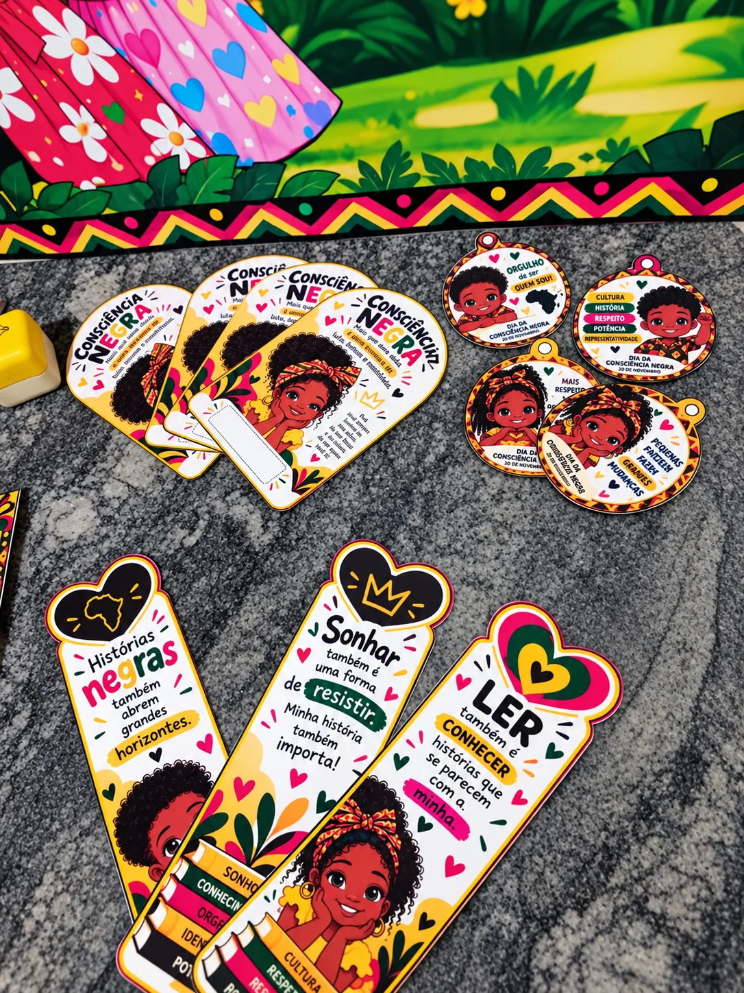 Mini Kit Consciência Negra – Identidade e Cultura — amostra 3: Um kit pedagógico lúdico e interativo para trabalhar a…