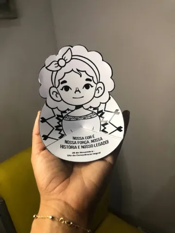 Mini Kit Consciência Negra – Texto e Cartão 3D — amostra 3: 📥 FORMATO: Arquivo digital em PDF, pronto para imprimir.