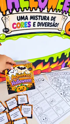 Mini Kit Halloween – Painel Interativo, Atividades e Adivinhas — amostra 2: Indicado para professores da Educação Infantil…