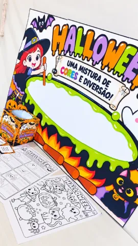 Mini Kit Halloween – Painel Interativo, Atividades e Adivinhas — amostra 3: 🖨️ INFORMAÇÕES IMPORTANTES