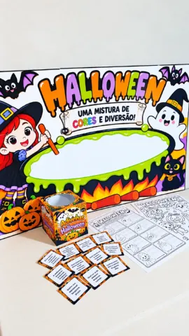 Mini Kit Halloween – Painel Interativo, Atividades e Adivinhas — amostra 4: 🦇 Deixe sua aula mais criativa e inesquecível…