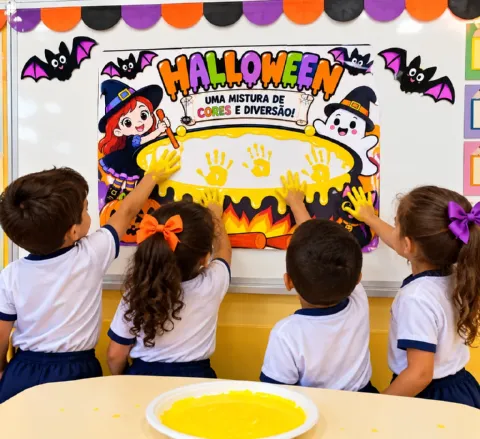 Mini Kit Halloween – Painel Interativo, Atividades e Adivinhas — amostra 5: Mini Kit Halloween com painel interativo,…