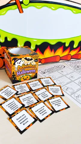 Mini Kit Halloween – Painel Interativo, Atividades e Adivinhas — amostra 6: Mini Kit Halloween com painel interativo,…
