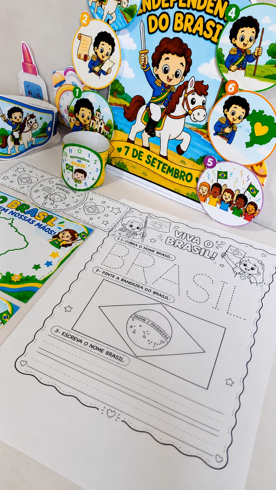 MINI KIT HISTORINHA DA INDEPENDÊNCIA DO BRASIL — amostra 2: PLR CONSUMIDOR FINAL MINI KIT HISTORINHA DA INDEPENDÊNCIA DO BRASIL — amostra 2: PLR CONSUMIDOR FINAL