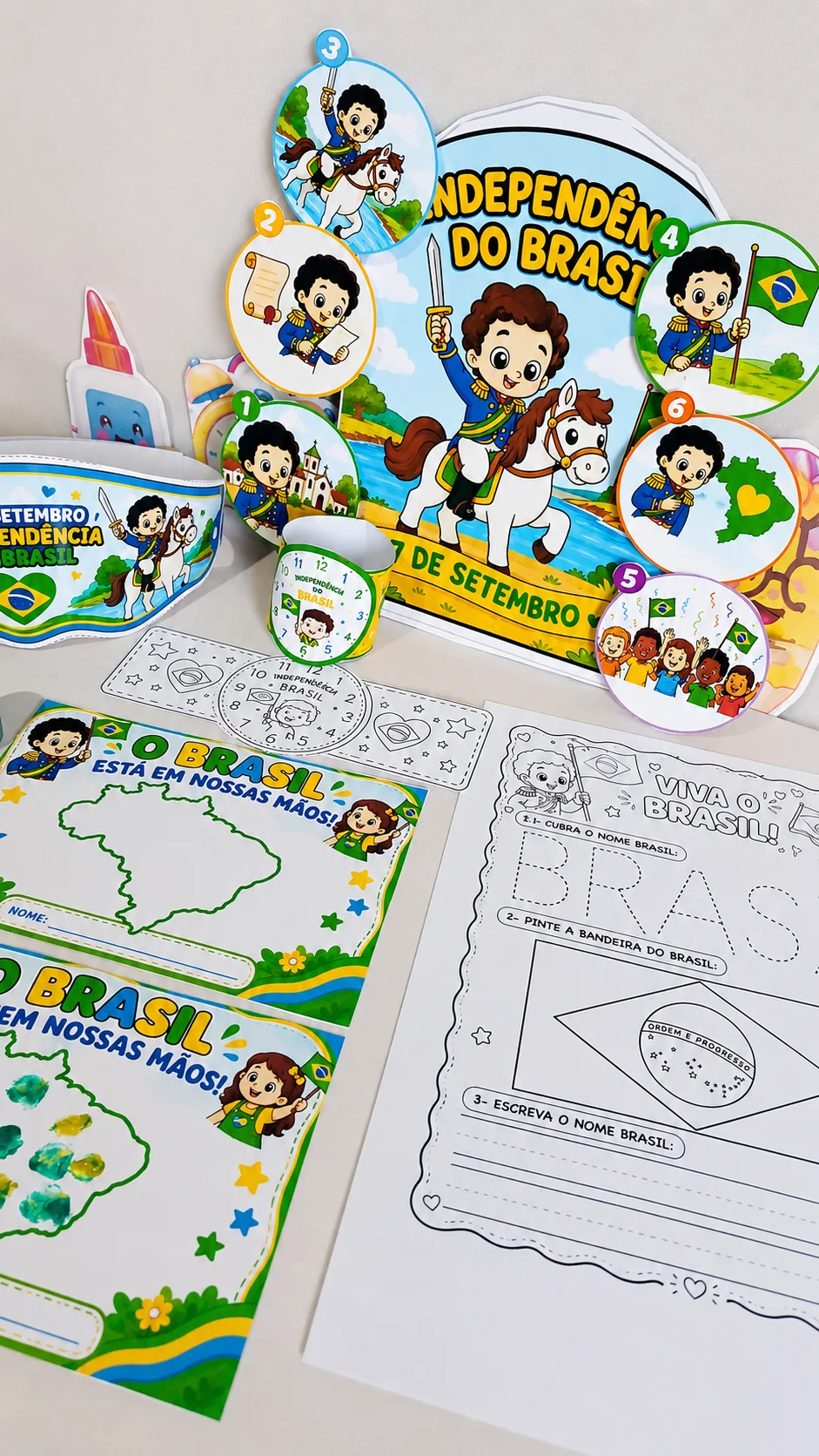 MINI KIT HISTORINHA DA INDEPENDÊNCIA DO BRASIL — amostra 3: 📲 ENTRE NO MEU GRUPO DE VENDAS MINI KIT HISTORINHA DA INDEPENDÊNCIA DO BRASIL — amostra 3: 📲 ENTRE NO MEU GRUPO DE VENDAS