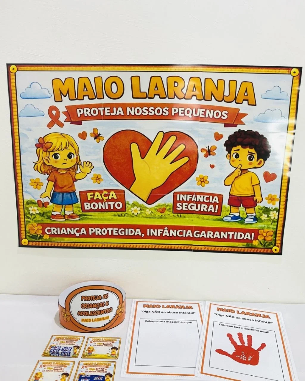 Mini Kit Maio Laranja – Conscientização Infantil para Imprimir — amostra 2: Um recurso lúdico e educativo para trabalhar a…