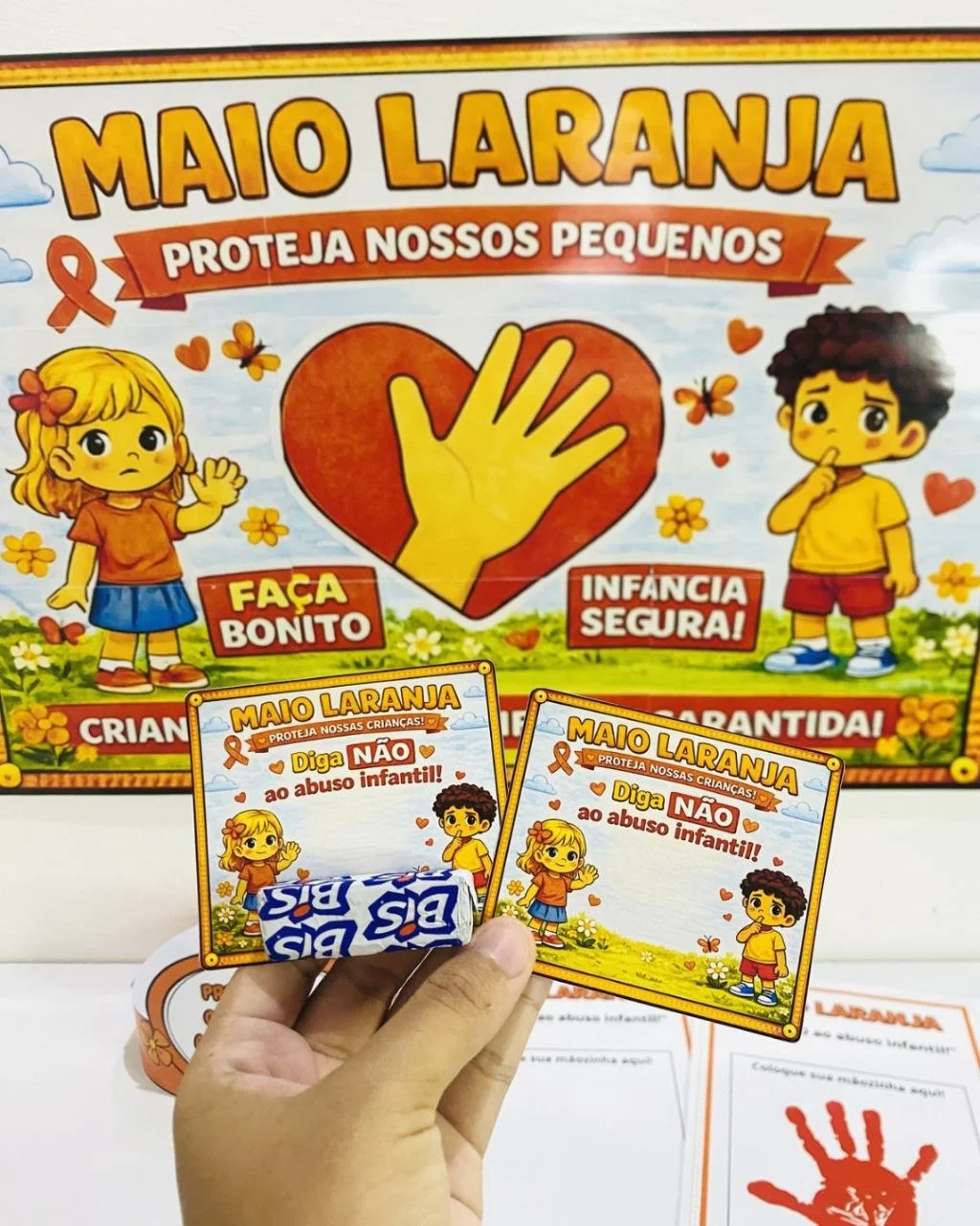 Mini Kit Maio Laranja – Conscientização Infantil para Imprimir — amostra 3: Um recurso lúdico e educativo para trabalhar a…