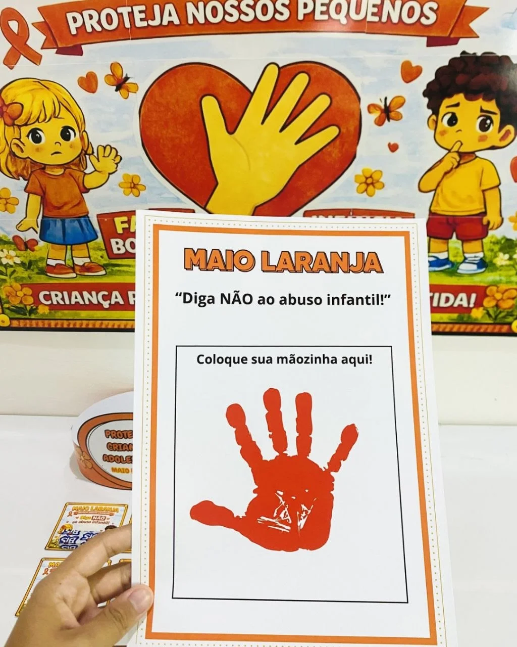 Mini Kit Maio Laranja – Conscientização Infantil para Imprimir — amostra 4: Um recurso lúdico e educativo para trabalhar a…