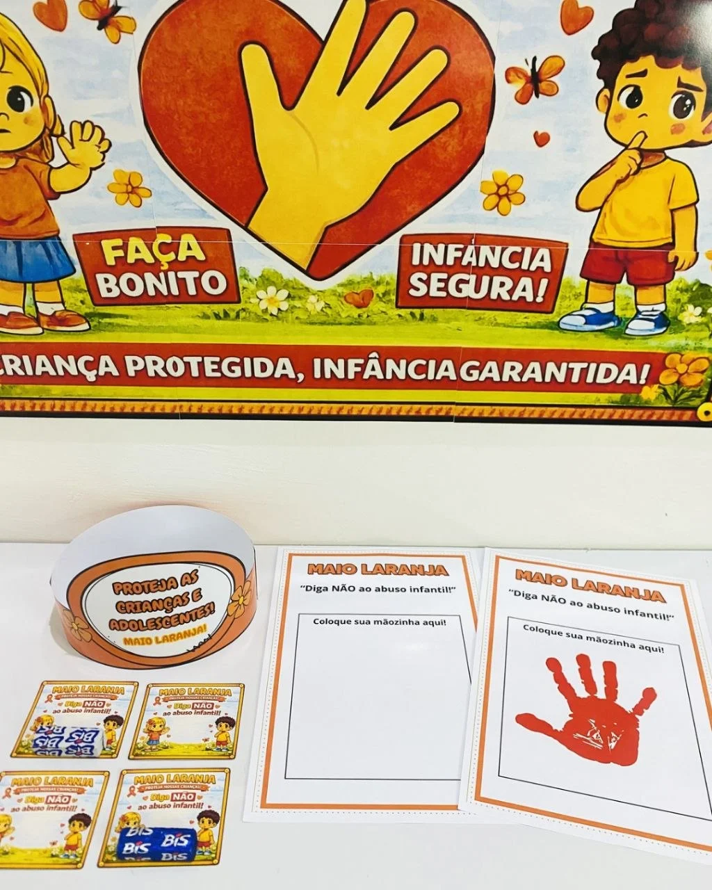 Mini Kit Maio Laranja – Conscientização Infantil para Imprimir — amostra 5: Um recurso lúdico e educativo para trabalhar a…